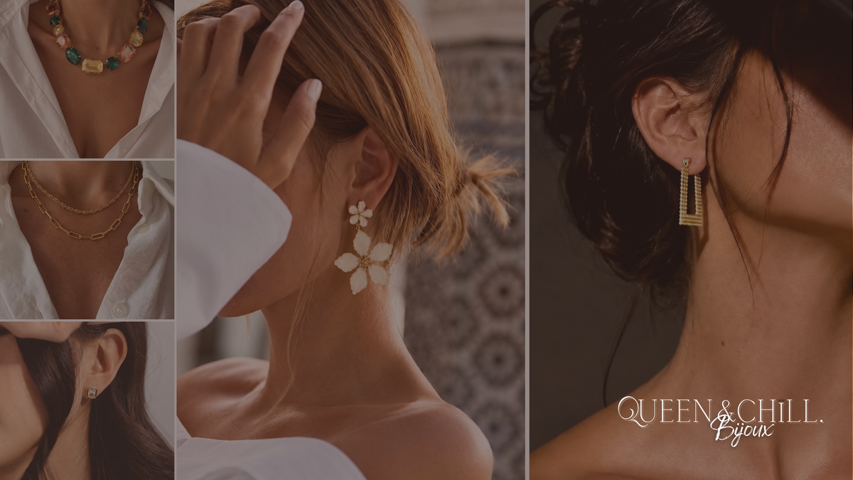 Bijoux femme, colliers, boucles d’oreilles et bracelets – Queen & Chill
