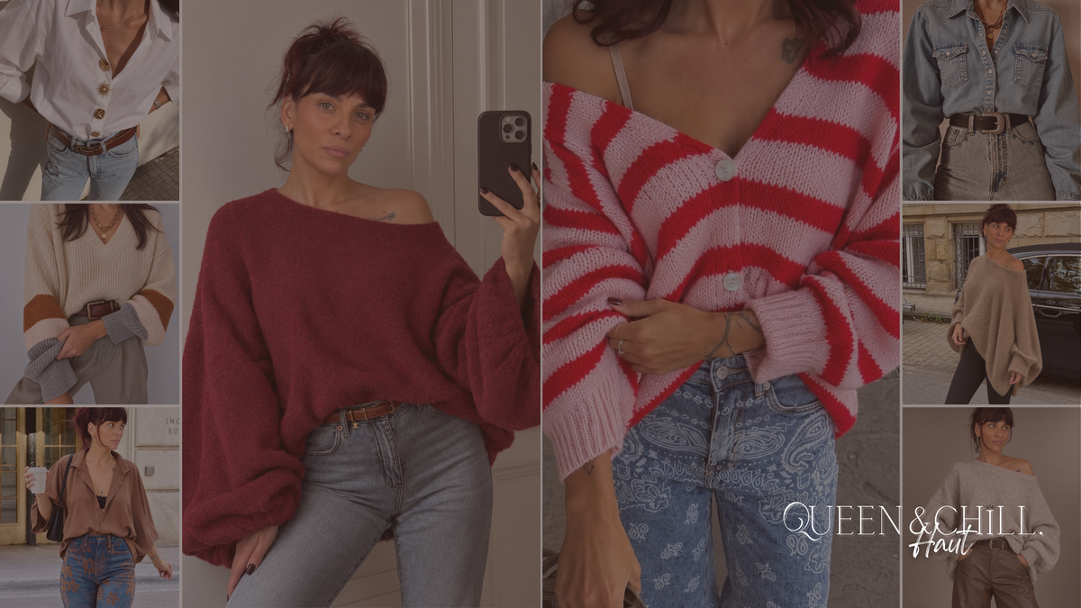 Hauts femme, chemises, pulls et tops en dentelle – Queen & Chill