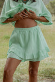 Jupe short bohème