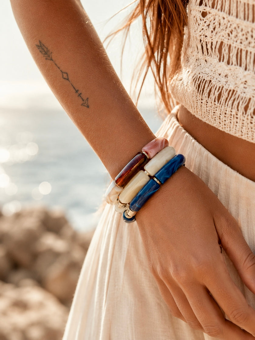 Trio bracelets tubes