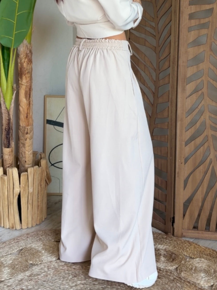 Pantalon Palazzo avec ceinture 💫