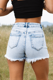 Mini short jean