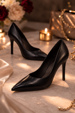 Talons Confort – Escarpins noirs 8 cm