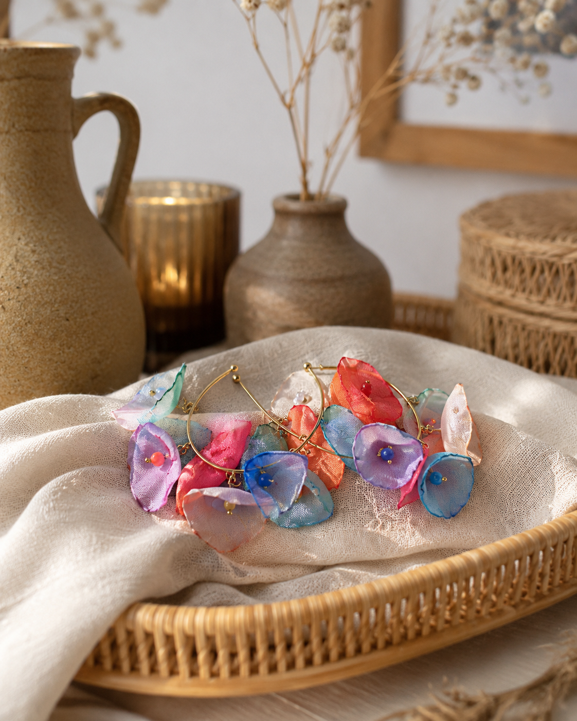 Boucles Color pétale