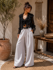 Pantalon Palazzo avec ceinture 💫
