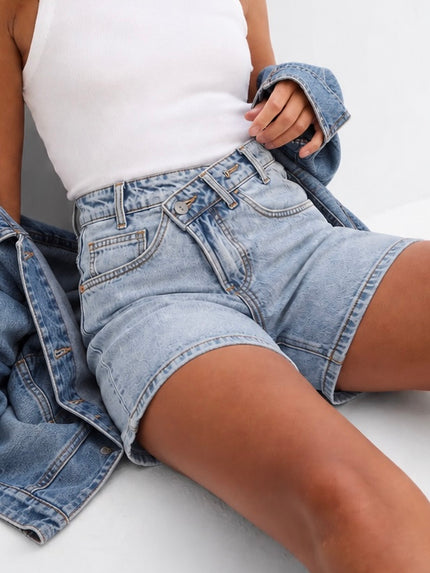 Short en Jean Asymétrique
