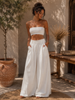 Pantalon Palazzo avec ceinture 💫