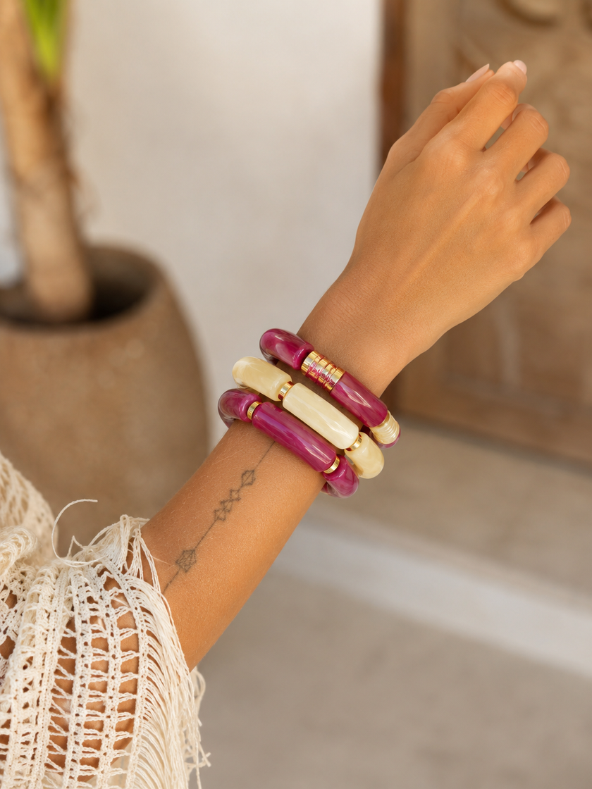 Trio bracelets tubes