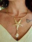 Collier Stella Marina plaqué or
