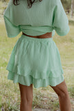 Jupe short bohème
