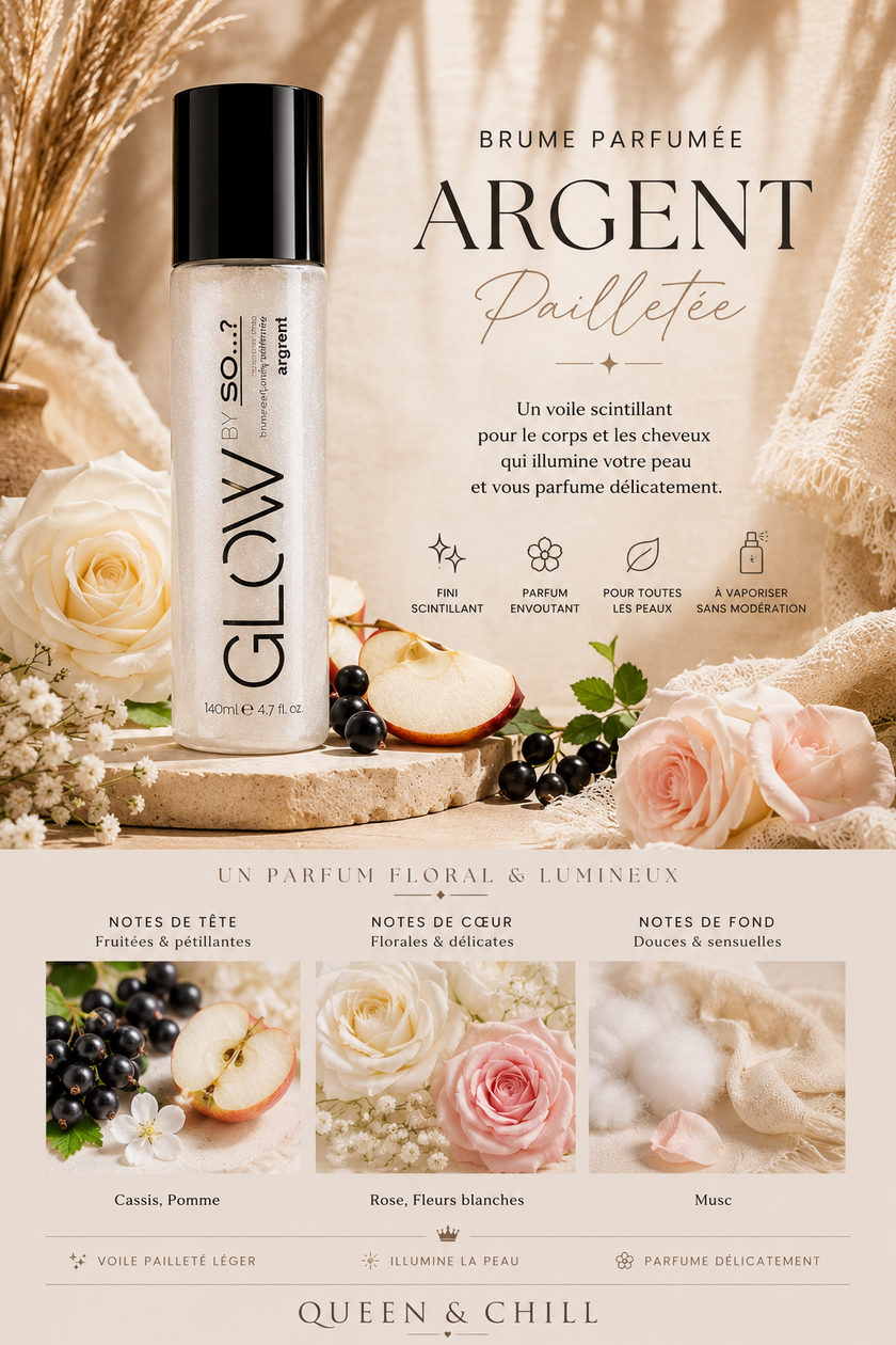 Brume parfumée scintillante