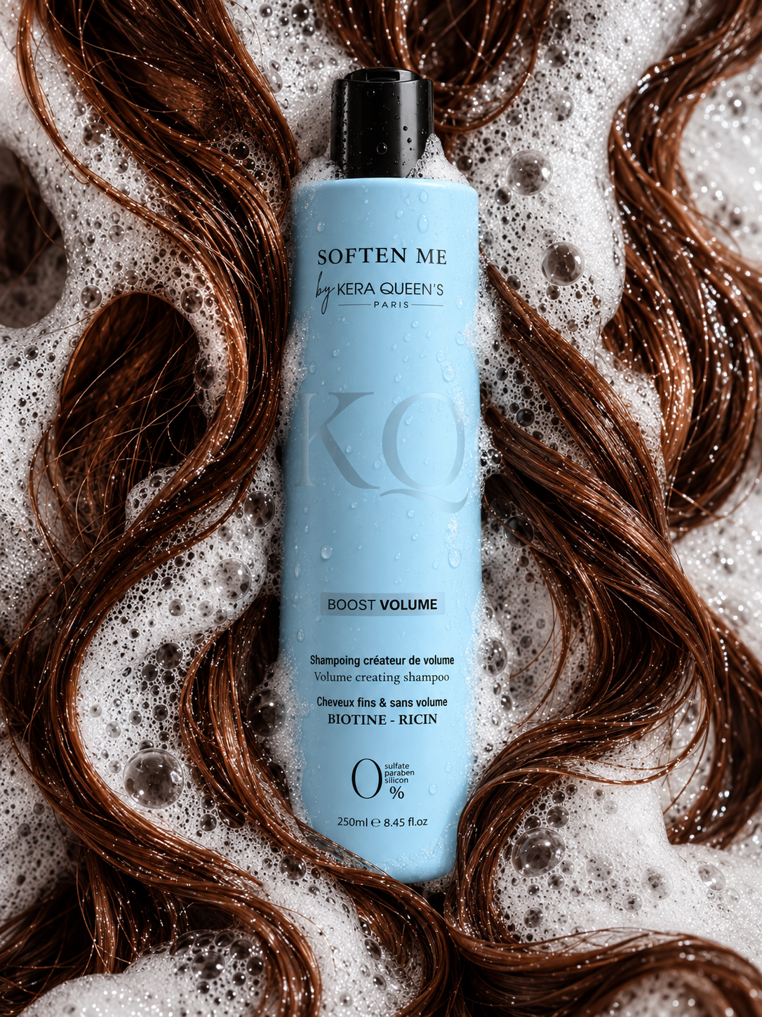 Shampoing Boost Volume cheveux fins — Biotine & Ricin