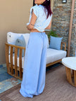 Pantalon Palazzo avec ceinture 💫