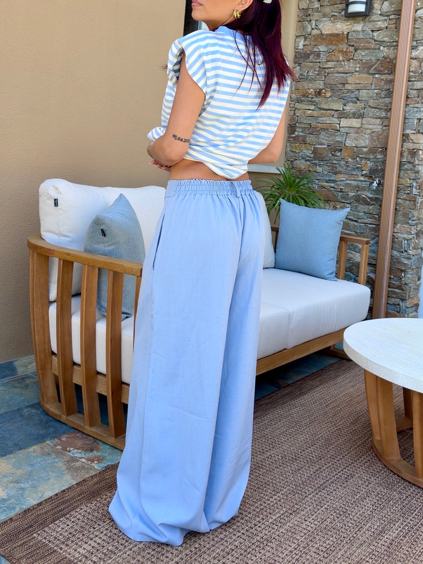 Pantalon Palazzo avec ceinture 💫