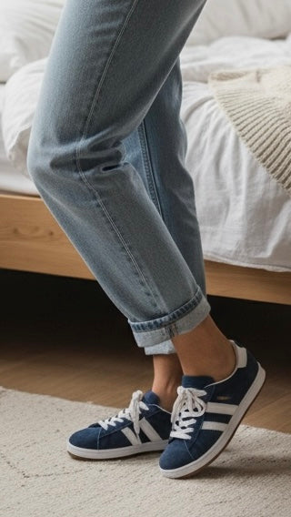 SECONDE MAIN : Basket Basics bleu jean 38