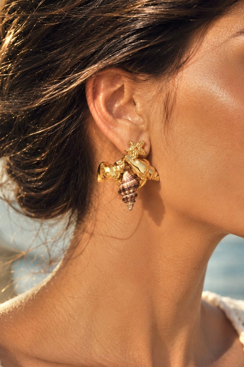 Boucles d'oreilles Calypso
