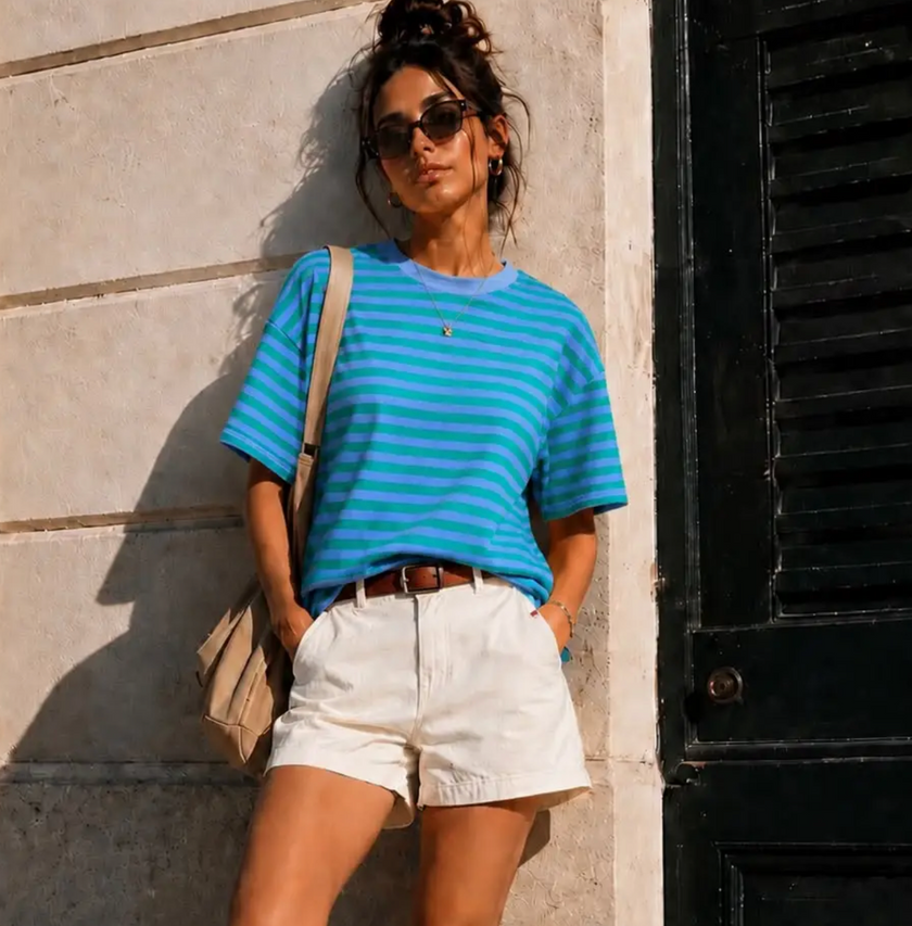 Tee Shirt à Rayures