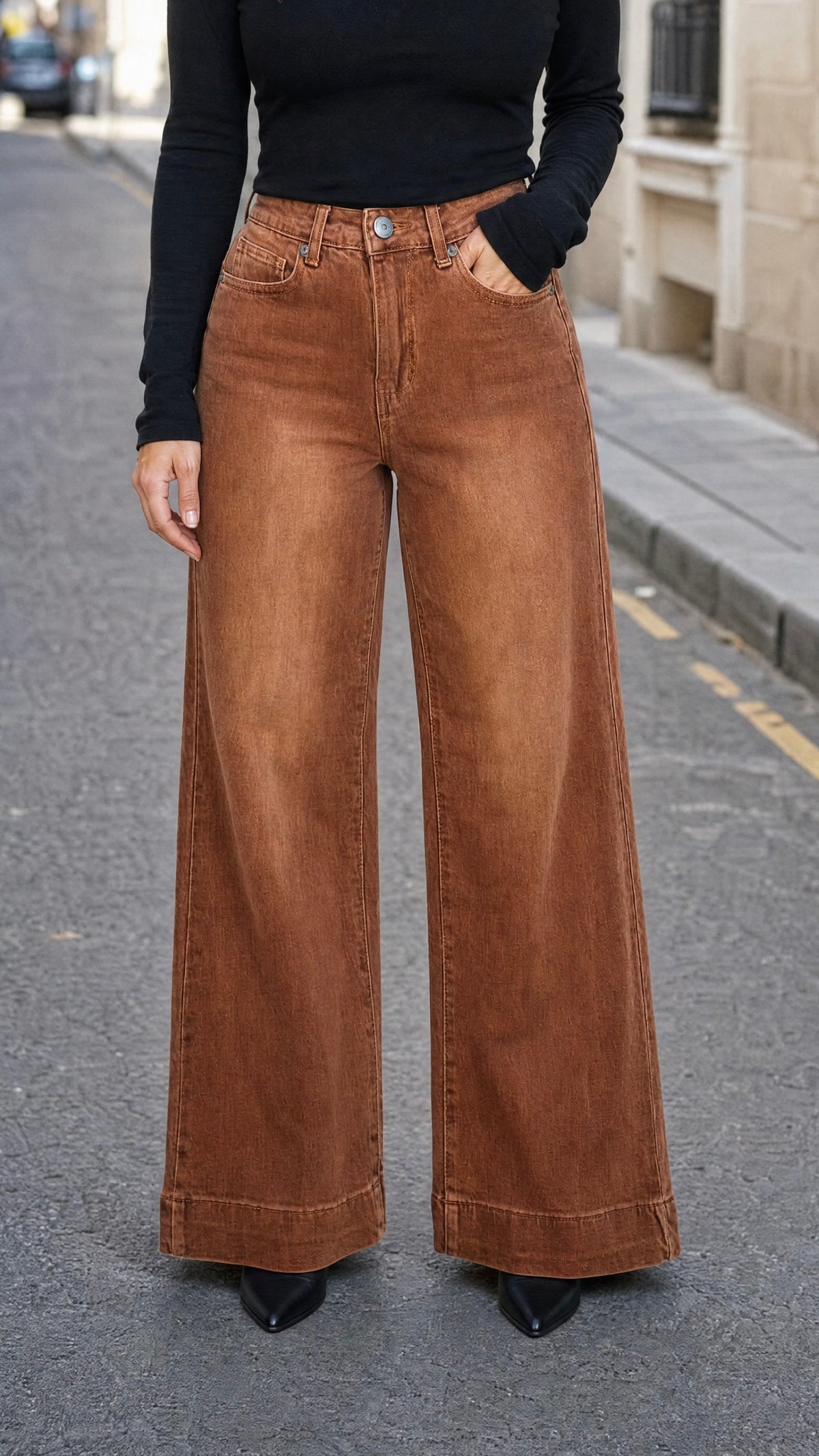 Jean Flare Camel