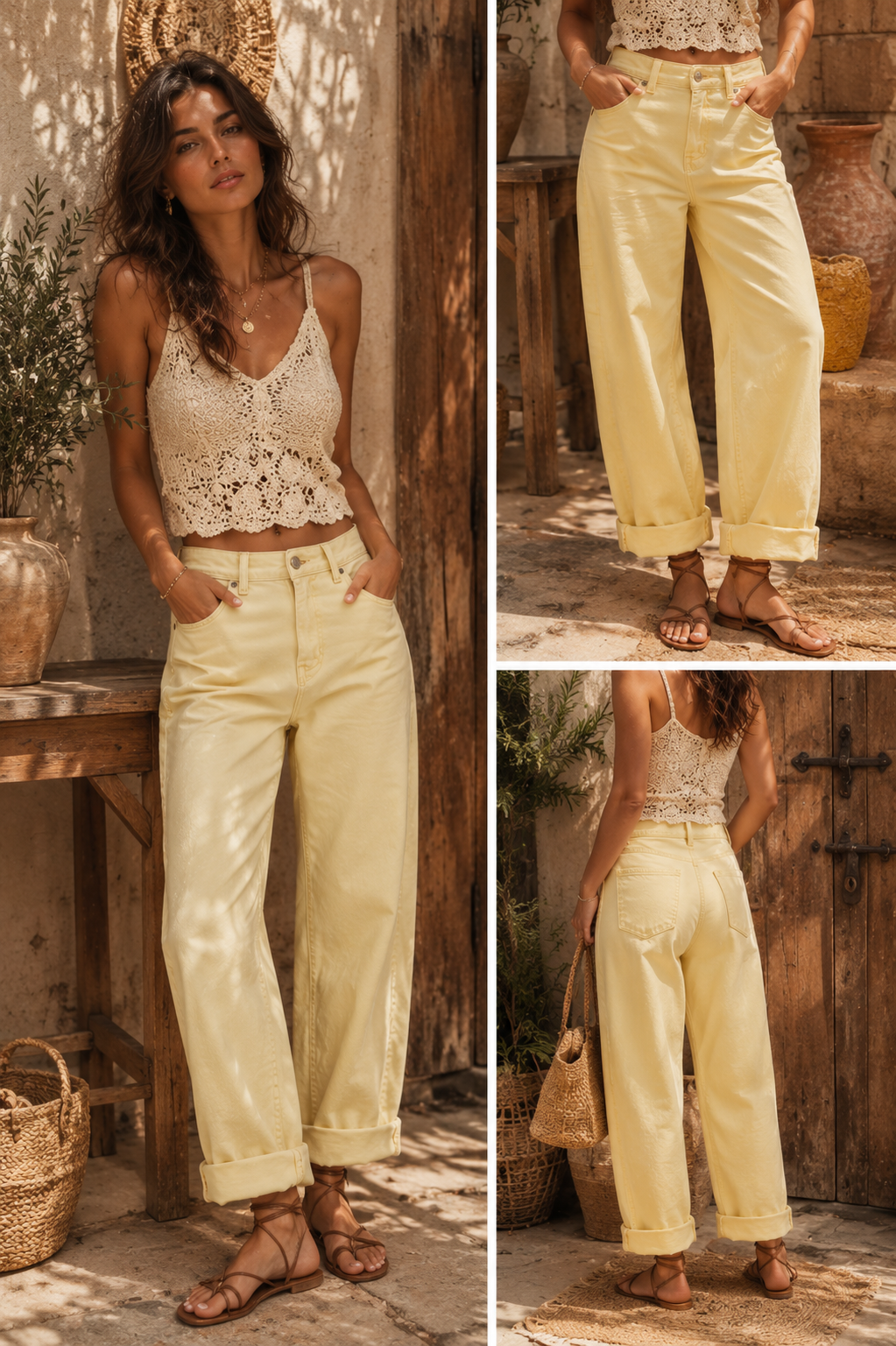 Jean city Jaune