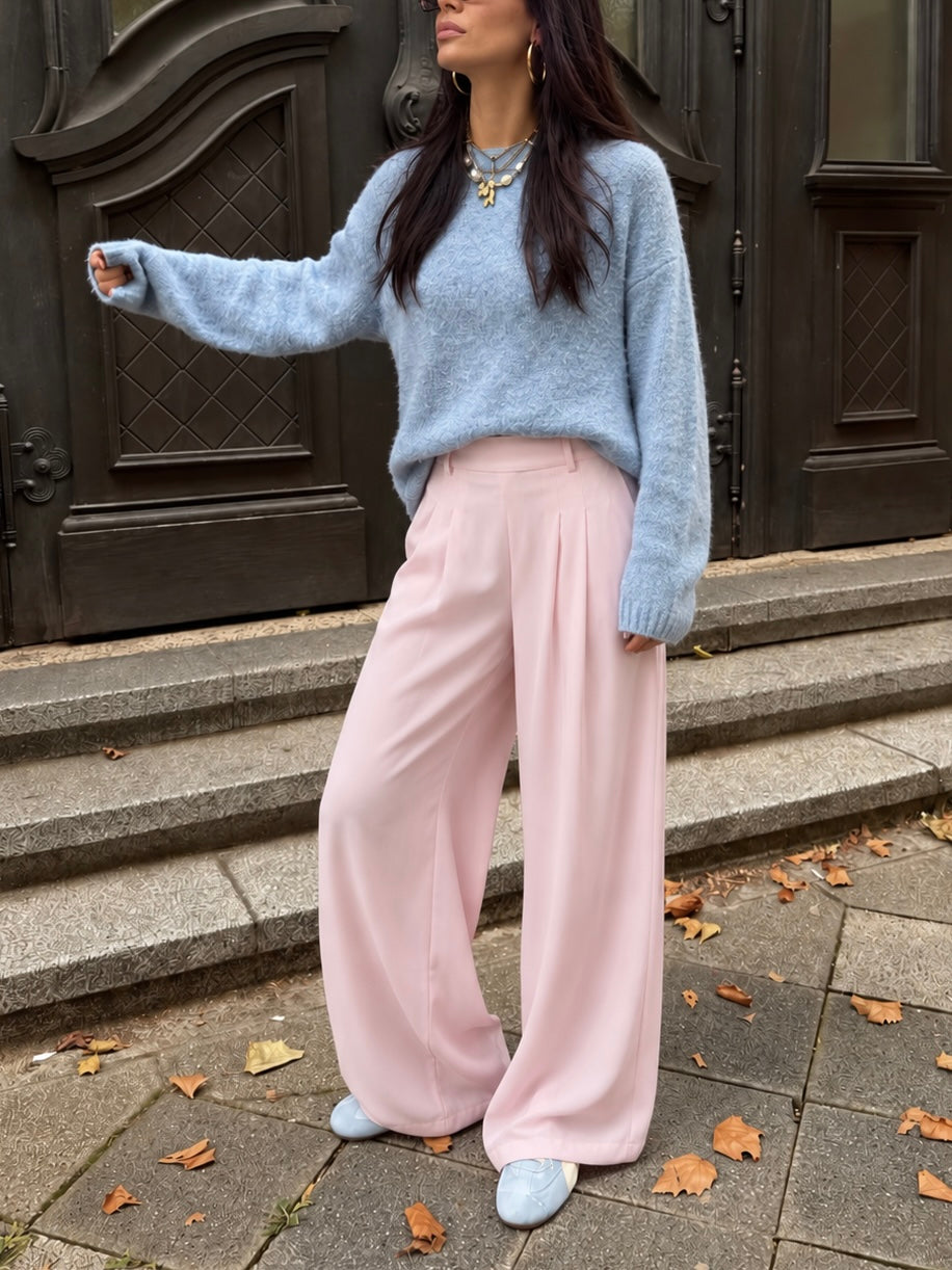 Pantalon Palazzo avec ceinture 💫