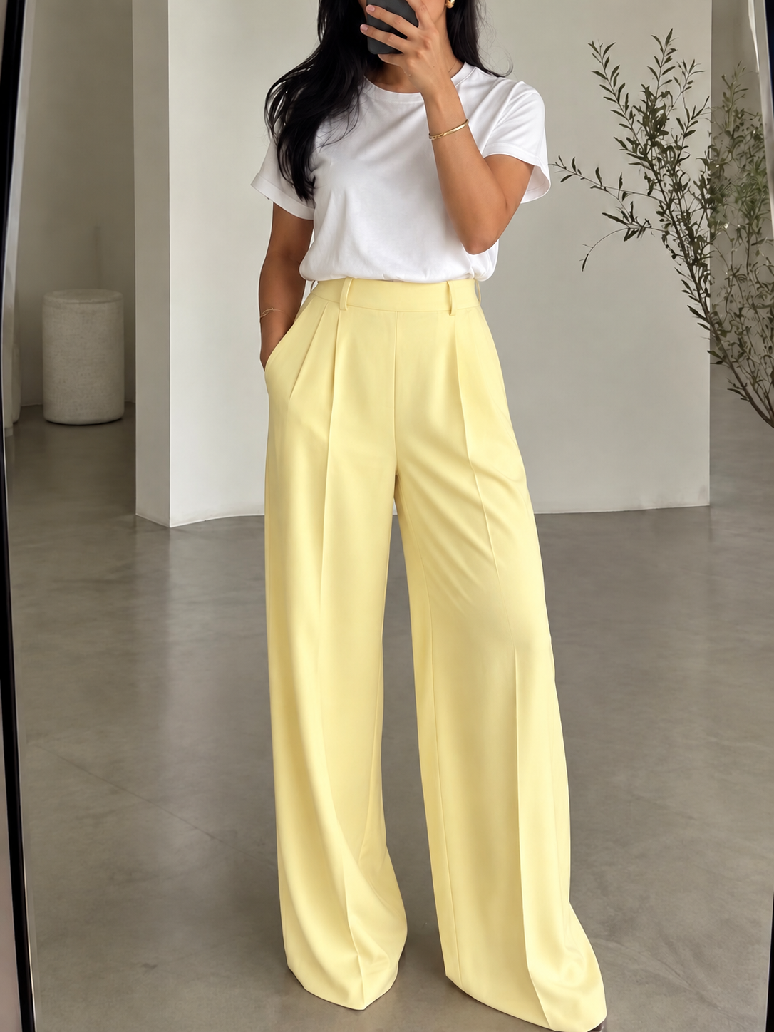 Pantalon Palazzo avec ceinture 💫