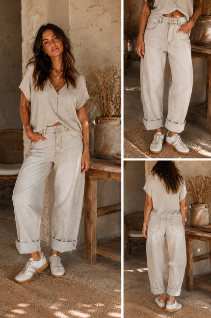 Jean city Beige