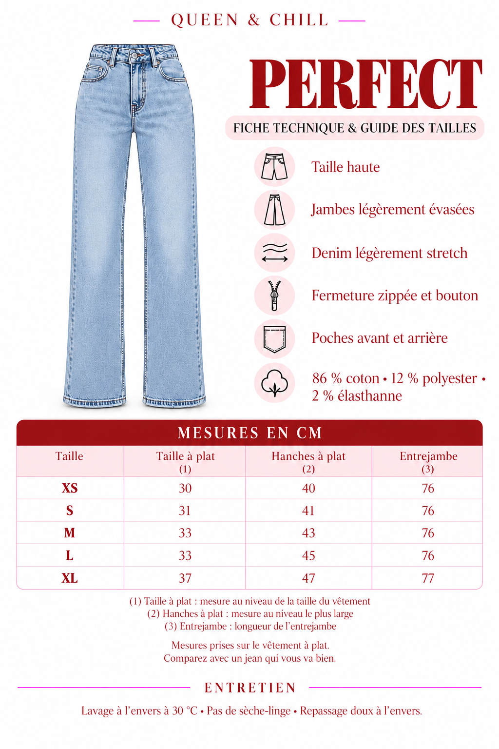 Jean Perfect — Le denim qui a tout bon 💙