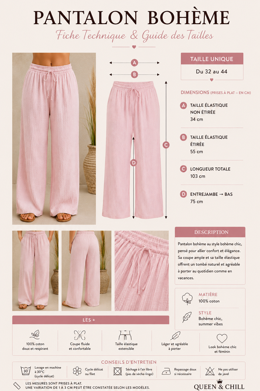 Pantalon bohème