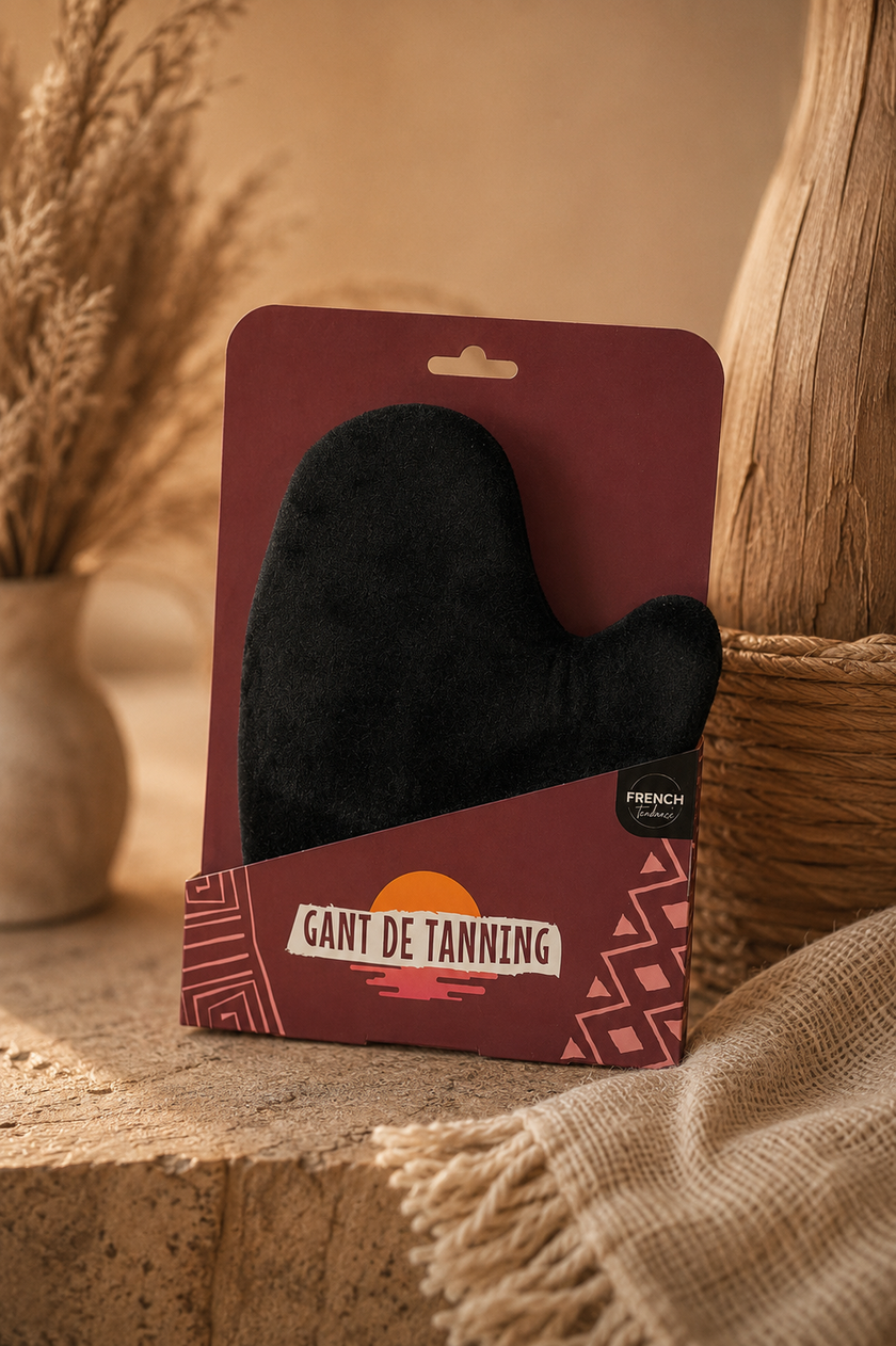 Gant de tanning noir