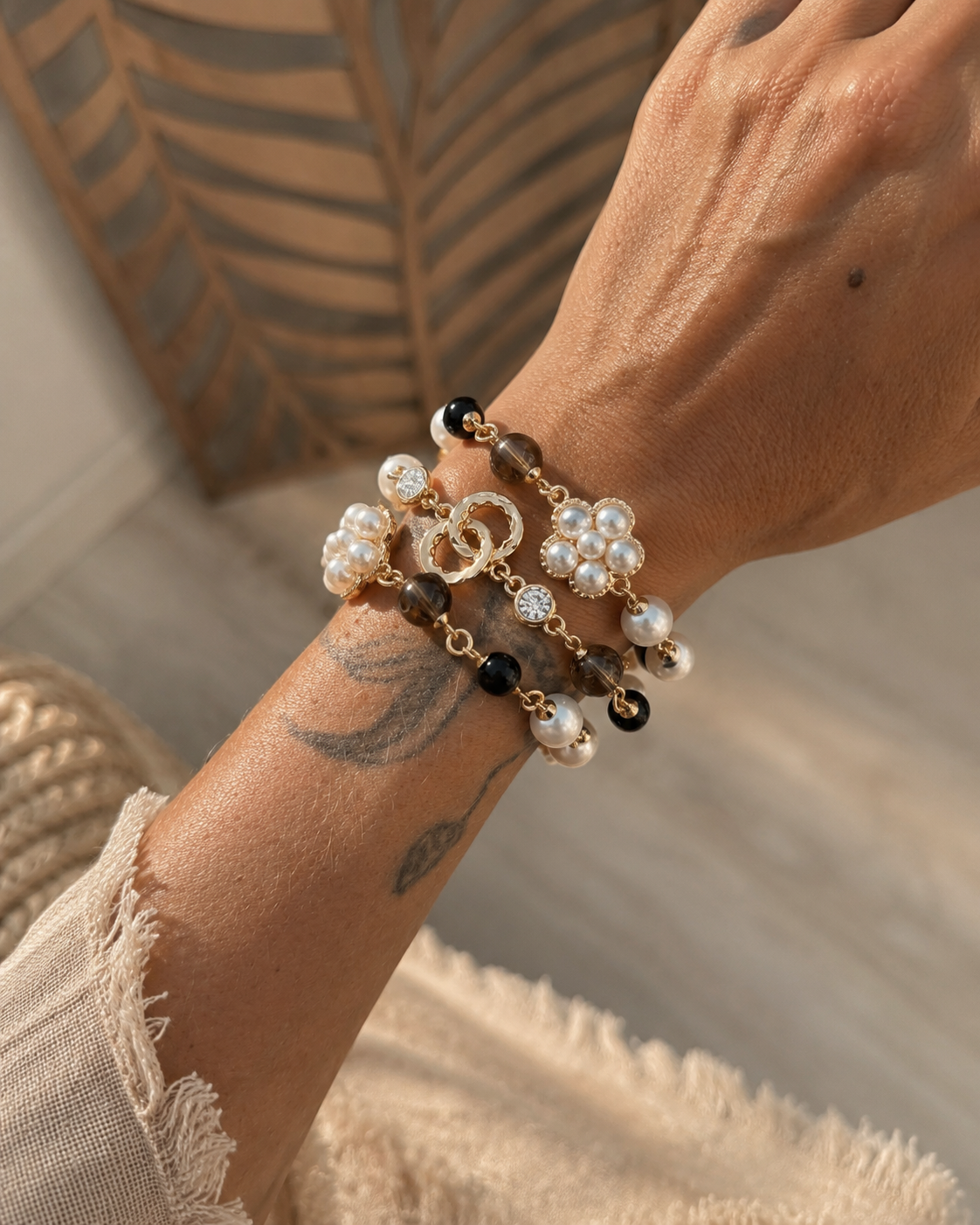 Éléa – Bracelet & Bracelet de Cheville