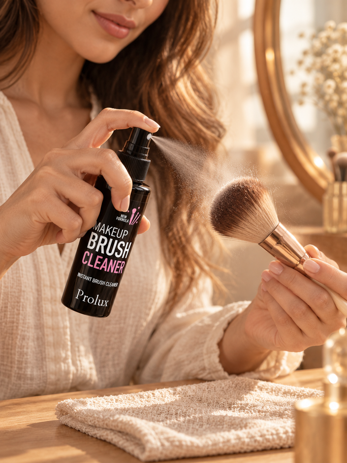 Spray nettoyant pour pinceaux de maquillage
