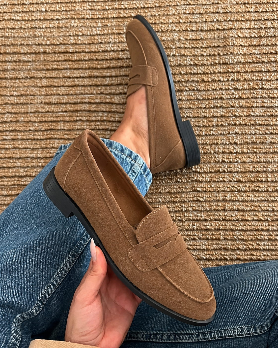 Mocassins en suédine CHARLIE