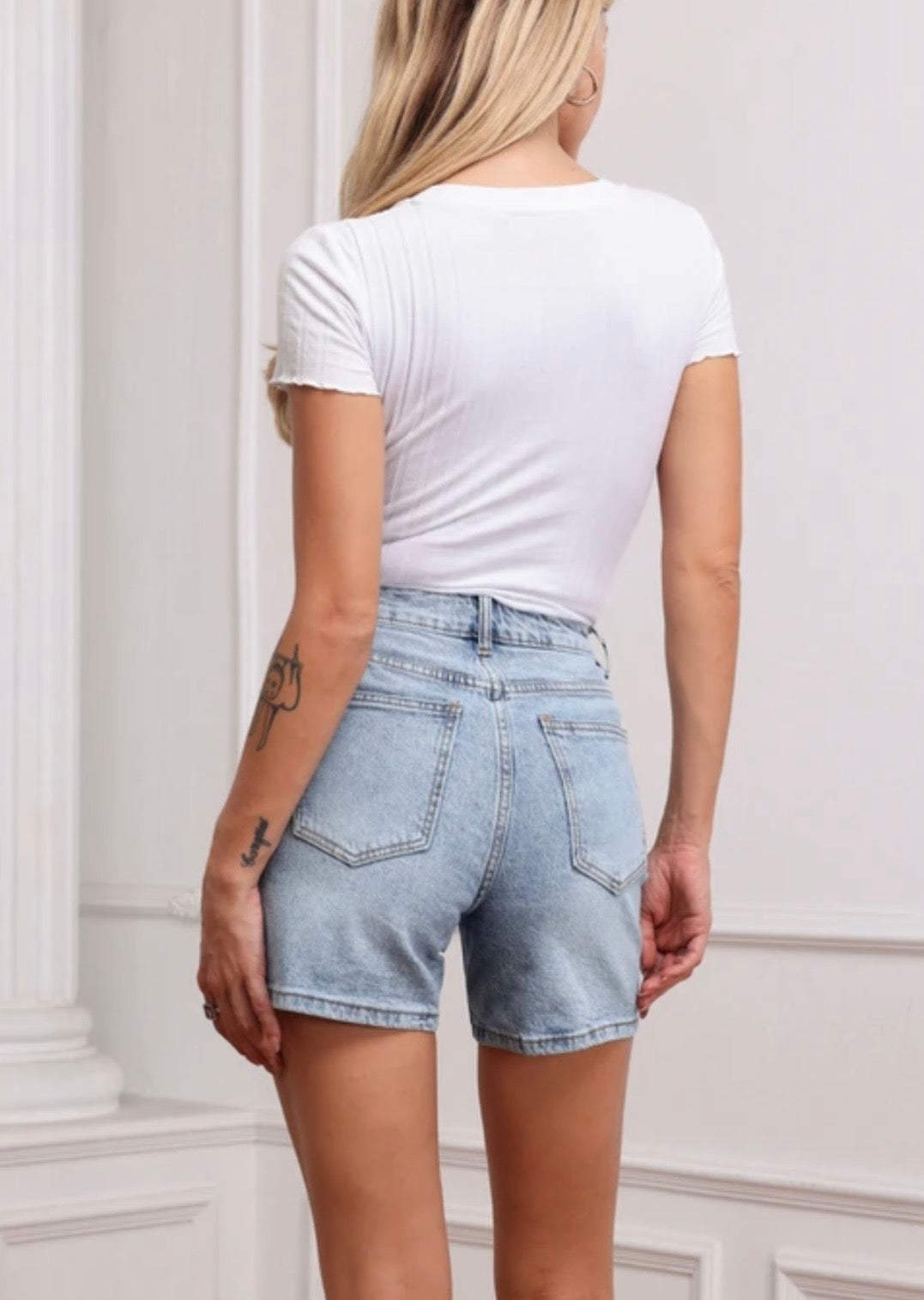 Short en Jean Asymétrique