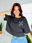 Seconde Main : T-SHIRT CROP TOP S