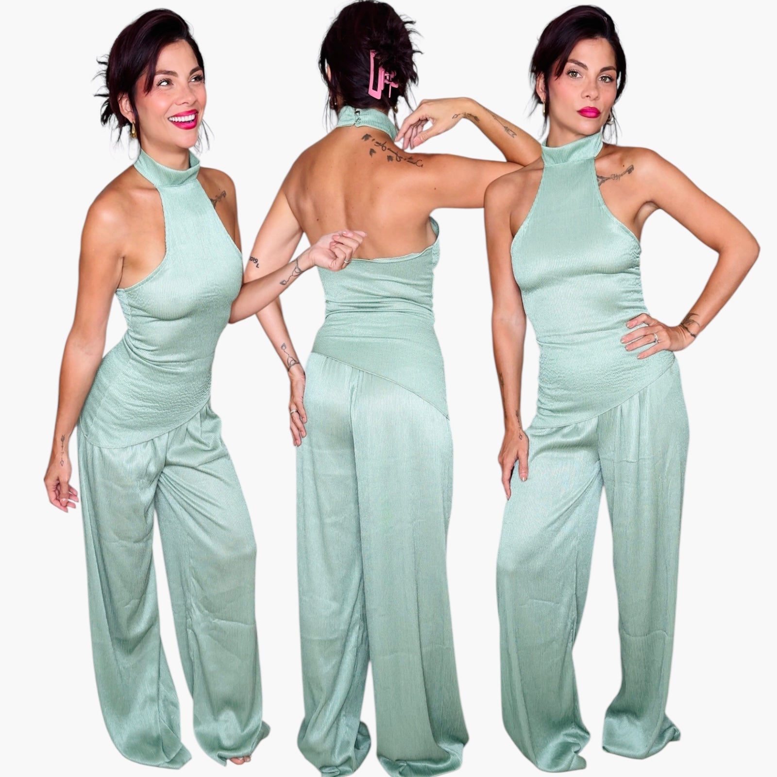 Ensemble Élégant Vert