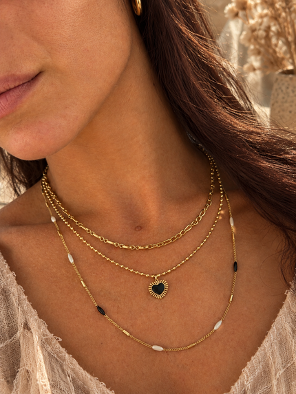 Collier Triple Or