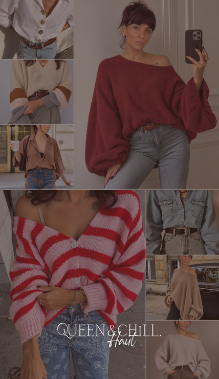 Hauts femme, chemises, pulls et tops en dentelle – Queen & Chill
